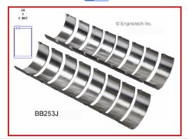 BB253J Stock replacement series LS rod Bearings